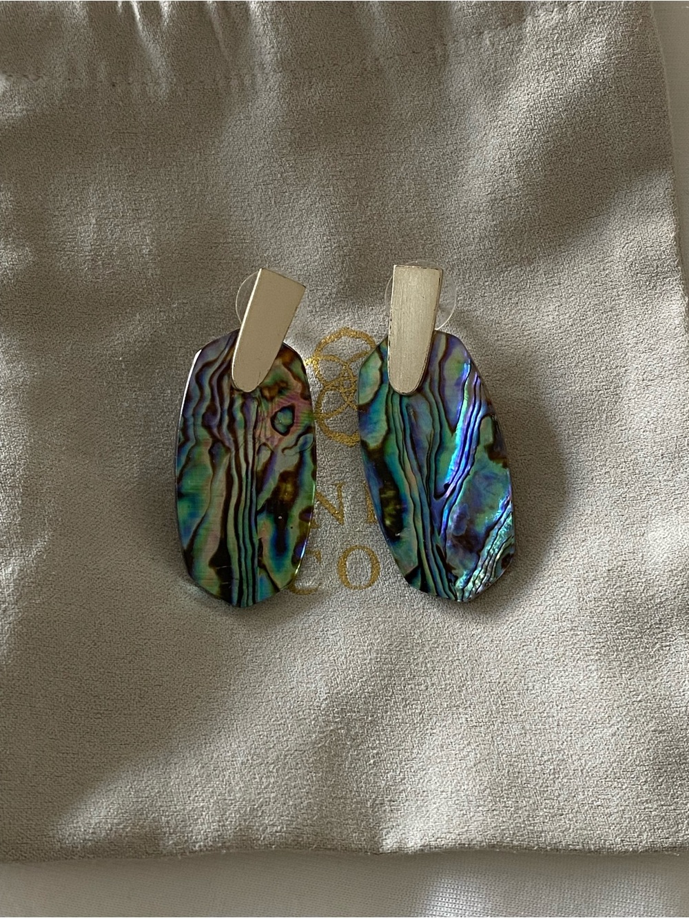 Kendra Scott Abalone Shell Drop Earrings - Multicolor